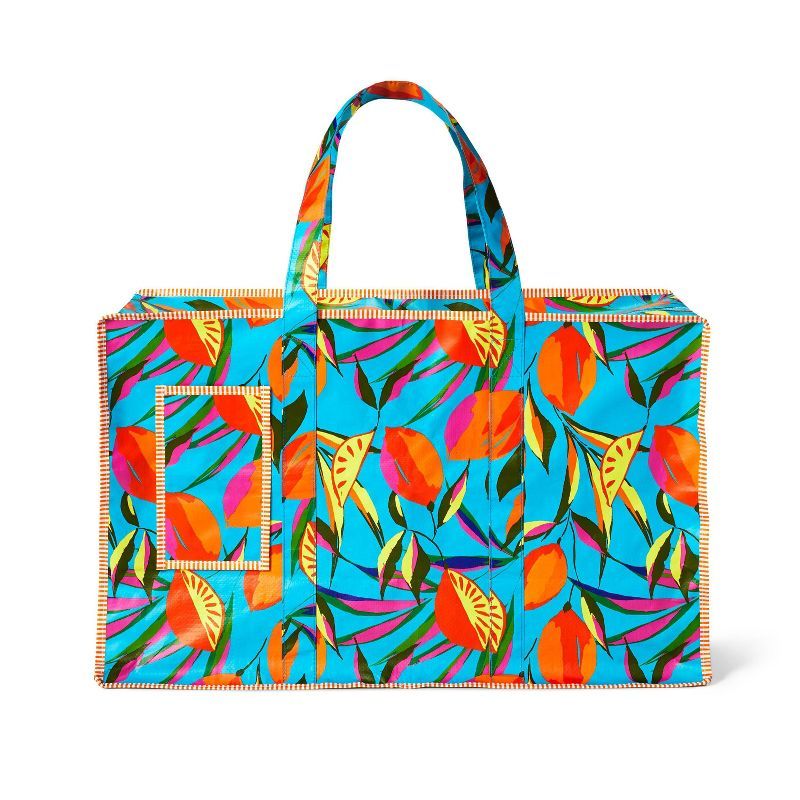 Large Packable Tote Citrus - Tabitha Brown for Target | Target