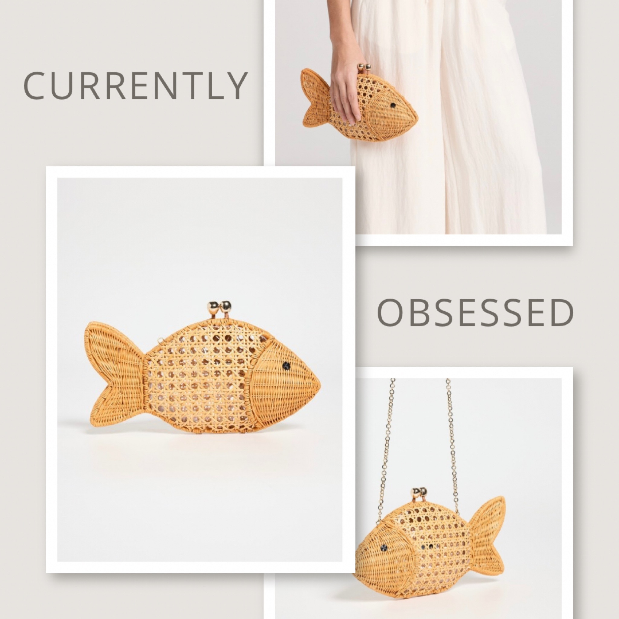 CURRENTLY OBSESSED 🐠 You’ll be seeing a lot of fishy bags this summer, get ahead of the trend with this adorable bag at the link in my bio! 🔗

#LTKSeasonal