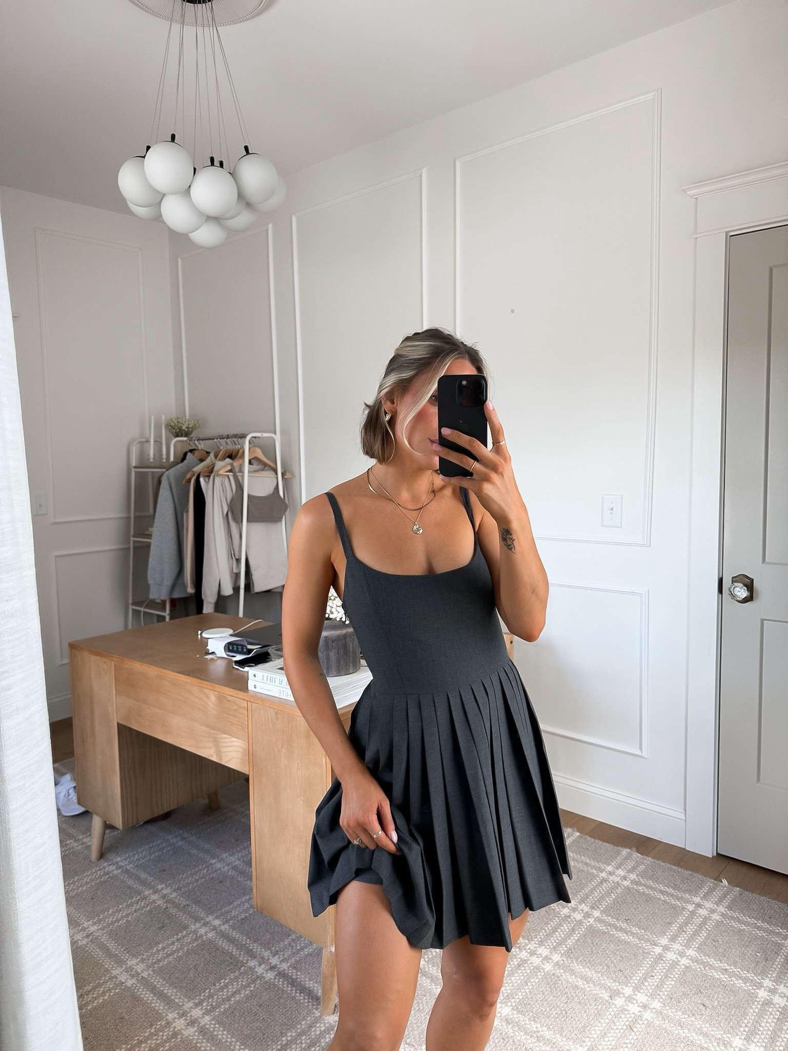 Sharing this dress again because I love it!! 🔥 Super easy to dress up or down. adjustable straps and a zipper side! True to size and amazing quality. Comes in a few colors. 

#LTKSeasonal #LTKWorkwear #LTKStyleTip