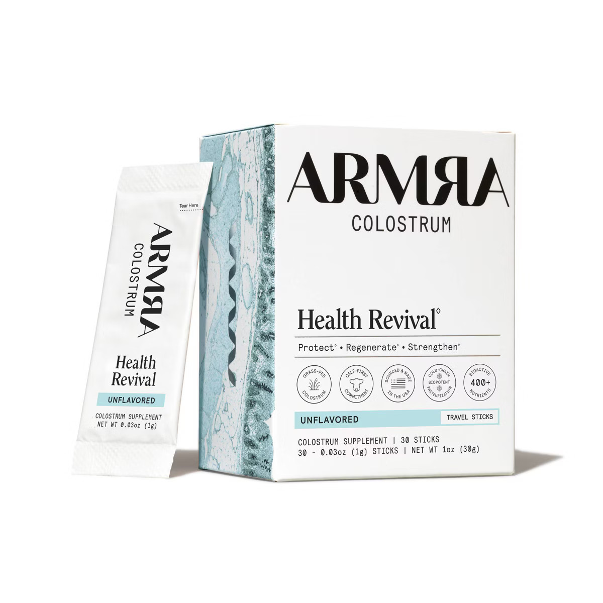 ARMRA Colostrum Powder Travel Packs - Unflavored - 1oz/30ct | Target