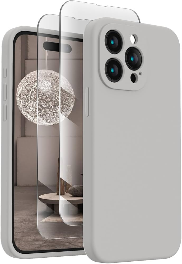 FireNova Designed for iPhone 15 Pro Case, Silicone Upgraded [Camera Protection] Phone Case with [... | Amazon (US)