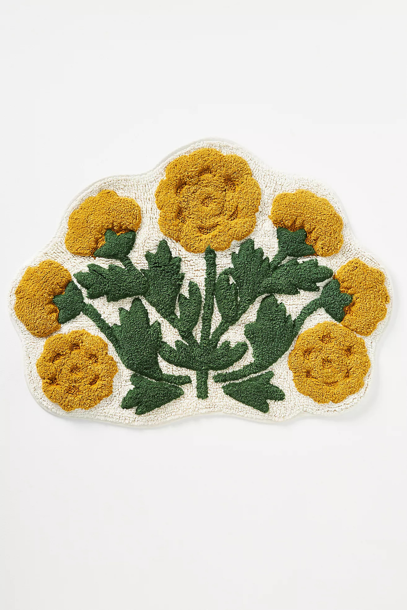 Eudora Floral Cotton Bath Mat | Anthropologie (US)