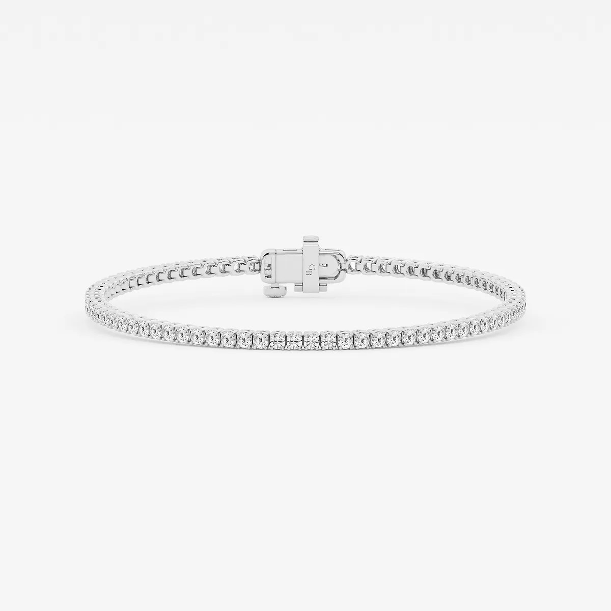 2 ctw Round Lab Grown Diamond Petite Tennis Bracelet - 6 Inches
					    
							
								14K Whi... | Grown Brilliance