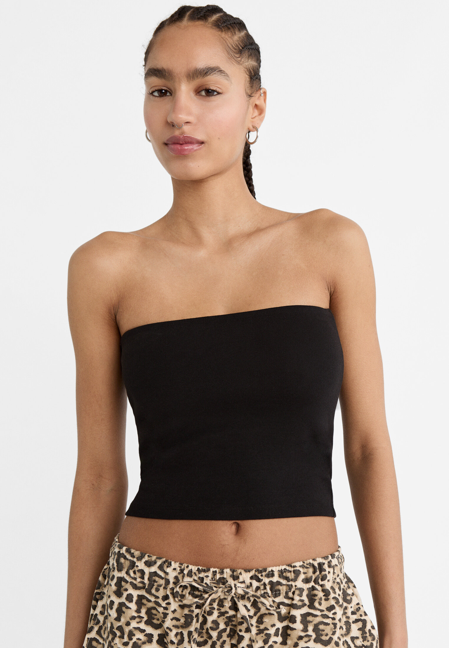Basic bandeau top | Stradivarius (UK)