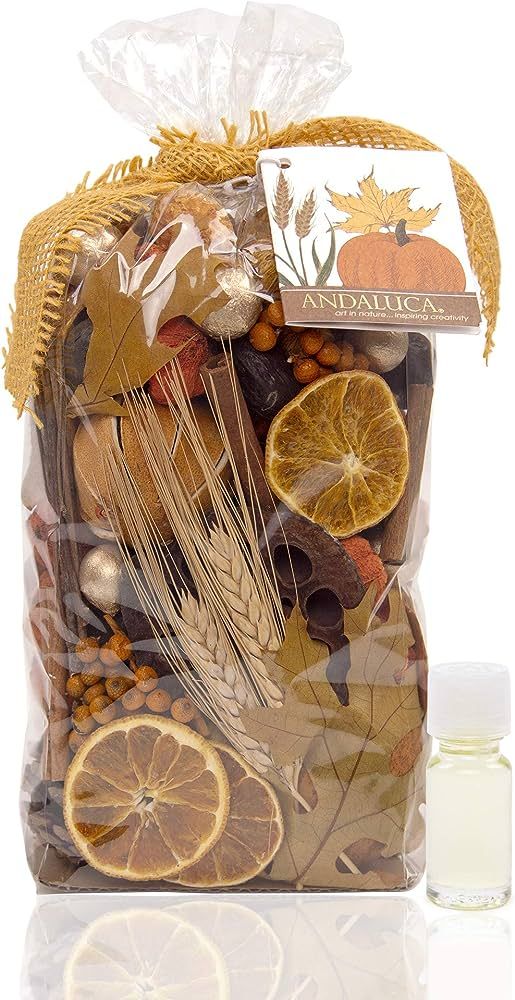 ANDALUCA Blissful Harvest Potpourri | Made in California | Large 20 oz Bag w/Fragrance Vial Inclu... | Amazon (US)