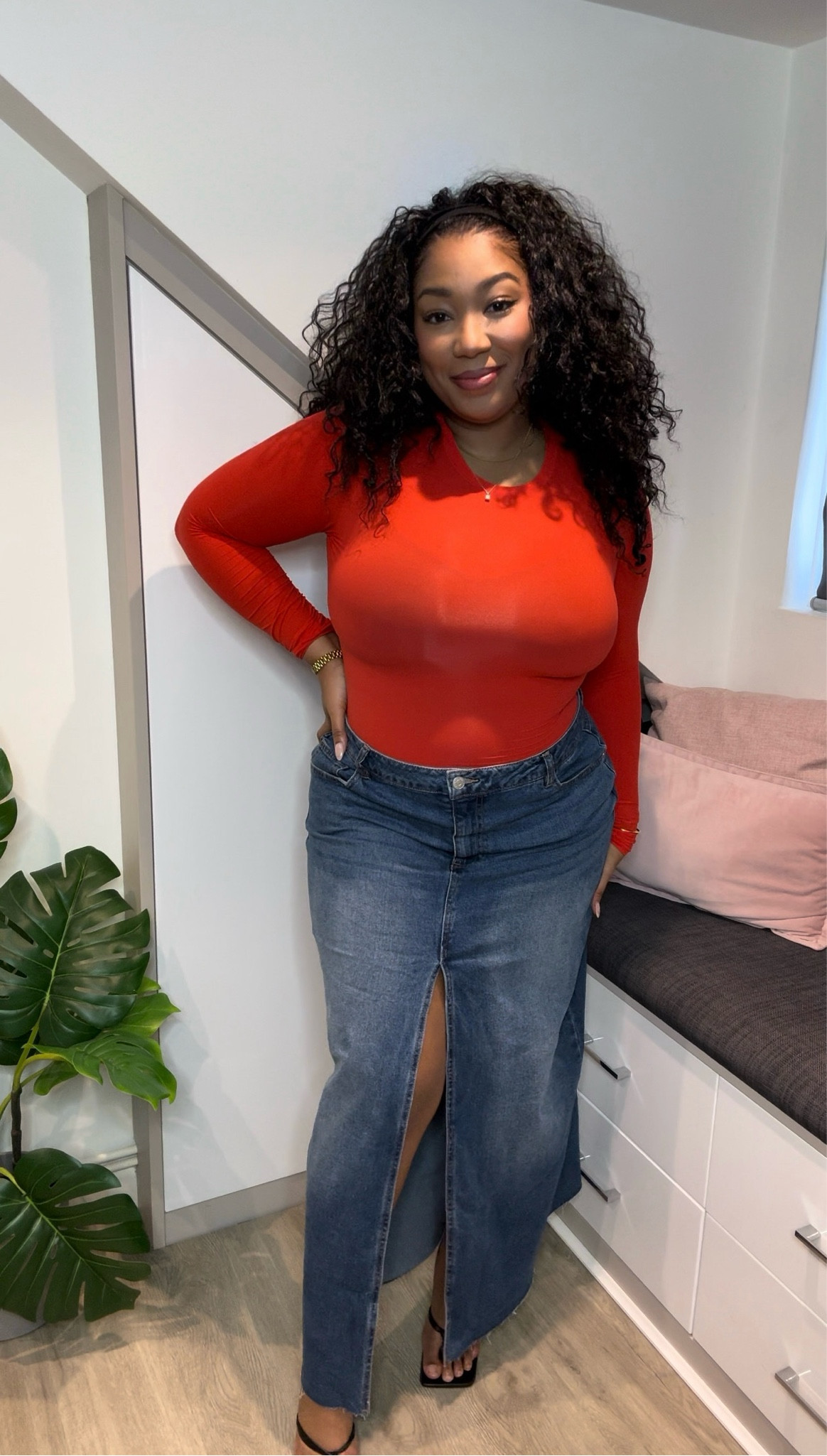 OOTD | Denim skirt 

#LTKSeasonal #LTKplussize #LTKmidsize