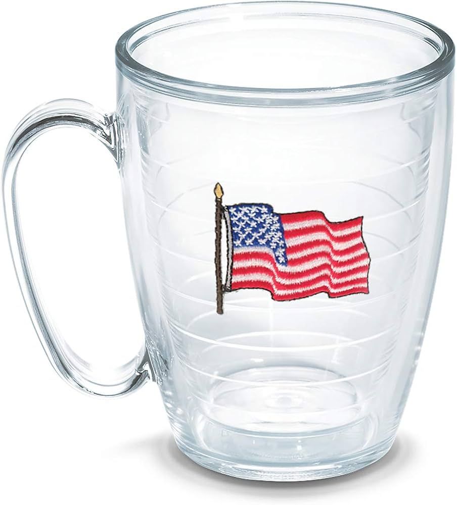 Tervis American Flag Made in USA Double Walled Insulated Tumbler, 1 Count (Pack of 1), Unlidded | Amazon (US)