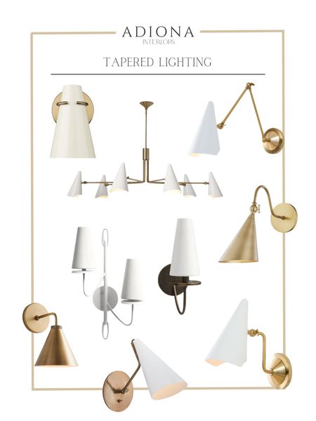 Tapered lighting fixtures 

#LTKSeasonal #LTKsalealert #LTKhome