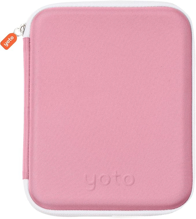 YOTO Card Case in Think Pink – Kids Accessory, Soft Portable Folder with Zipper & 64 Pockets fo... | Amazon (US)