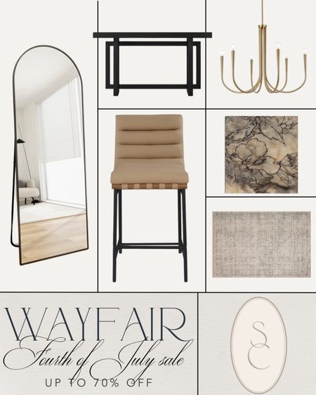 Wayfair Fourth of July sale is going on!!! Up to 70% off select items including this barstool, console table, floral artwork piece, gold chandelier, neutral area rug, standing mirror, and more!!!

wayfair, wayfair Fourth of July sale, wayfair decor, wayfair home decor, south of July sale, console table, area rug, entry way decor, wayfair home decor, floor mirror, barstool, kitchen chairs

#LTKSeasonal #LTKHome #LTKStyleTip