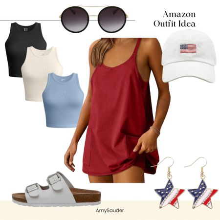 Amazon finds 
Summer dress 
Sandals 

#LTKFindsUnder100 #LTKSeasonal #LTKStyleTip