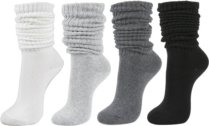 Women's Fall Winter Slouch Knit Socks | Amazon (US)