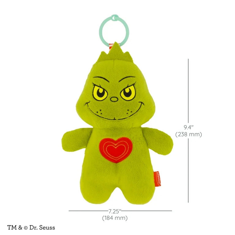 Infantino Musical Light-up Pal - The Grinch, 9.4-inch Holiday Light-Up Plush with Sounds and Melo... | Walmart (US)