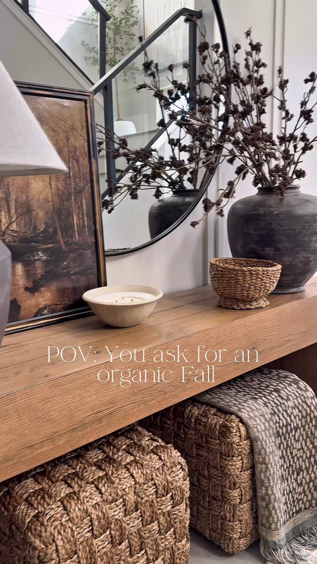 Fall styling with an earthy and organic look🤎
I’m starting to add warm tones and fall texture to the home.. ready to welcome a new season! 
Fall home decor

#LTKHome