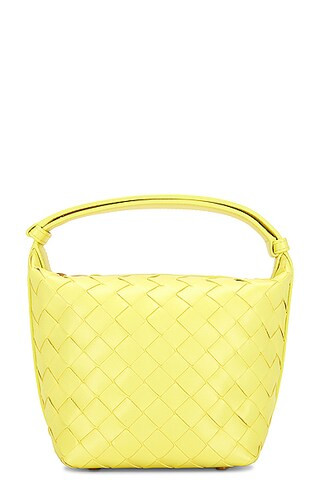 Bottega Veneta BOLSO CANDY WALLACE en Sherbert & Gold | FWRD | FWRD 