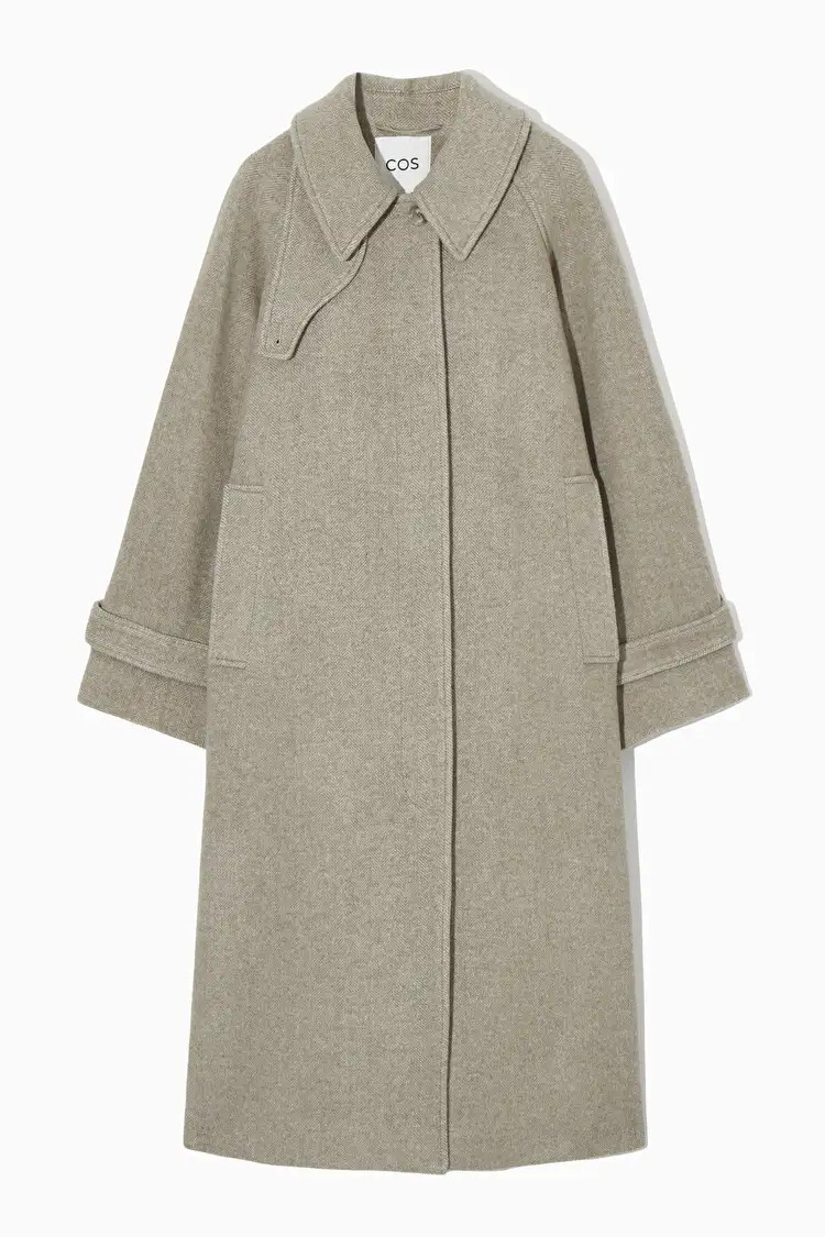 OVERSIZED DOUBLE-BREASTED WOOL COAT | COS (EU)