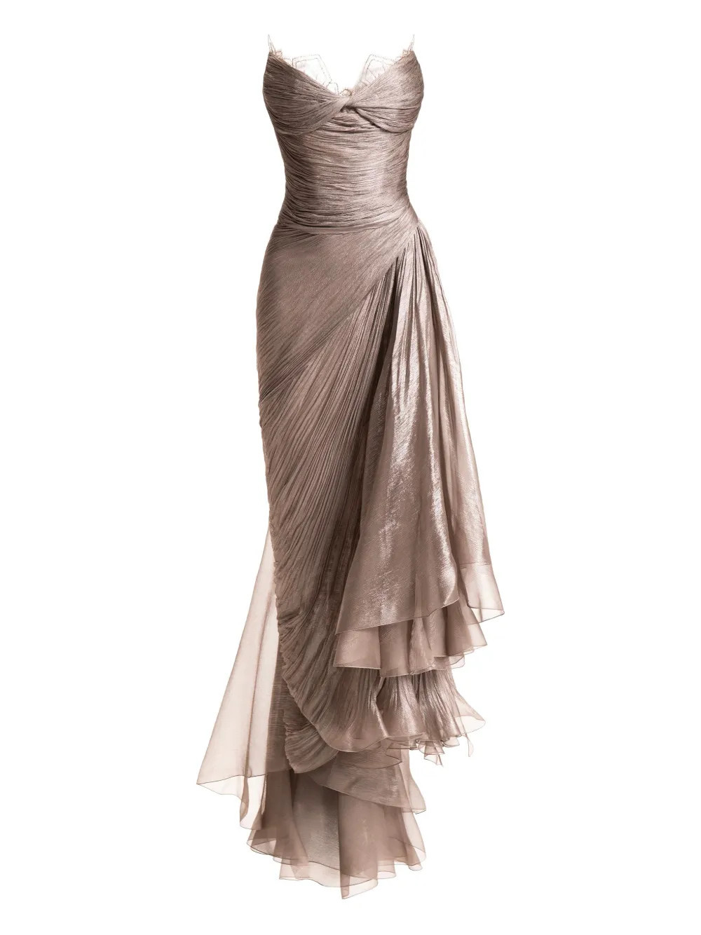 Maria Lucia Hohan Jolie pleated dress - Neutrals | Farfetch Global