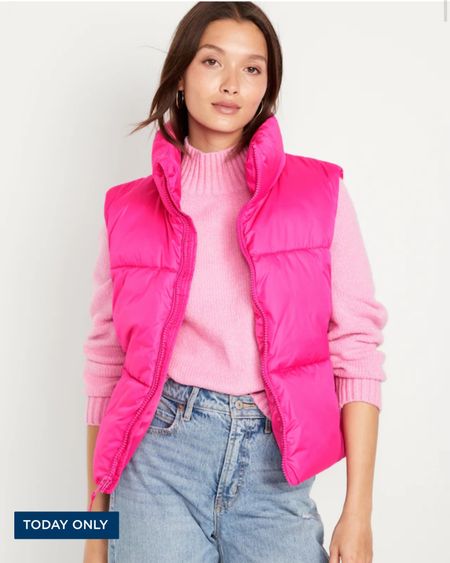 Old navy puffer vests on sale for $15 today only!! Get the biggest trends stories by of the season for a major deal!

#LTKplussize #LTKmidsize #LTKCyberWeek