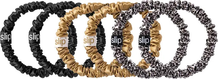 slip Pure Silk 6-Pack Skinny Scrunchies | Nordstrom | Nordstrom