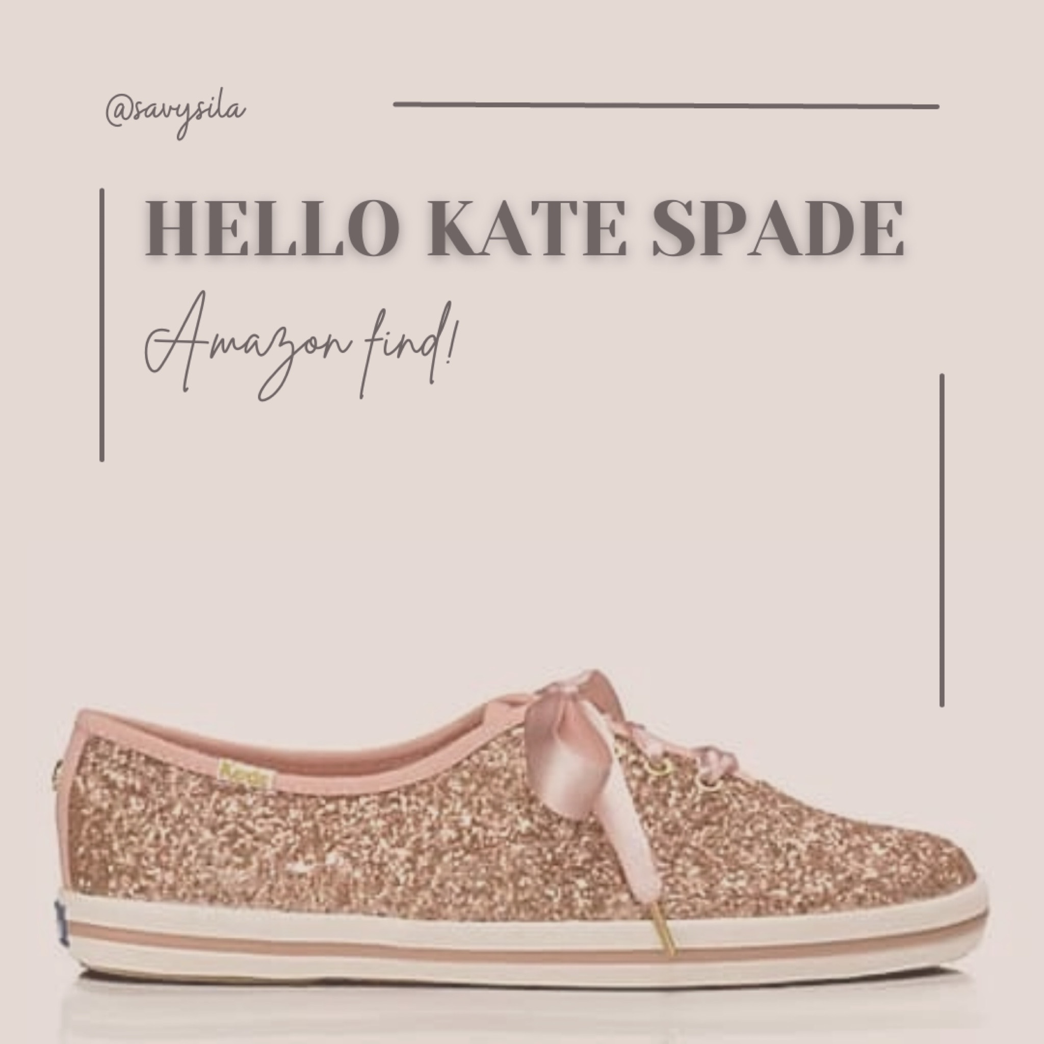 These Kate Spade New York Glitter Sneakers are a fave of mine! Super comfy and ooh so cute!💕 They are sold out at Kate Spade but I found them on Amazon.ca!!💫

#LTKunder100 #LTKshoecrush #LTKFind