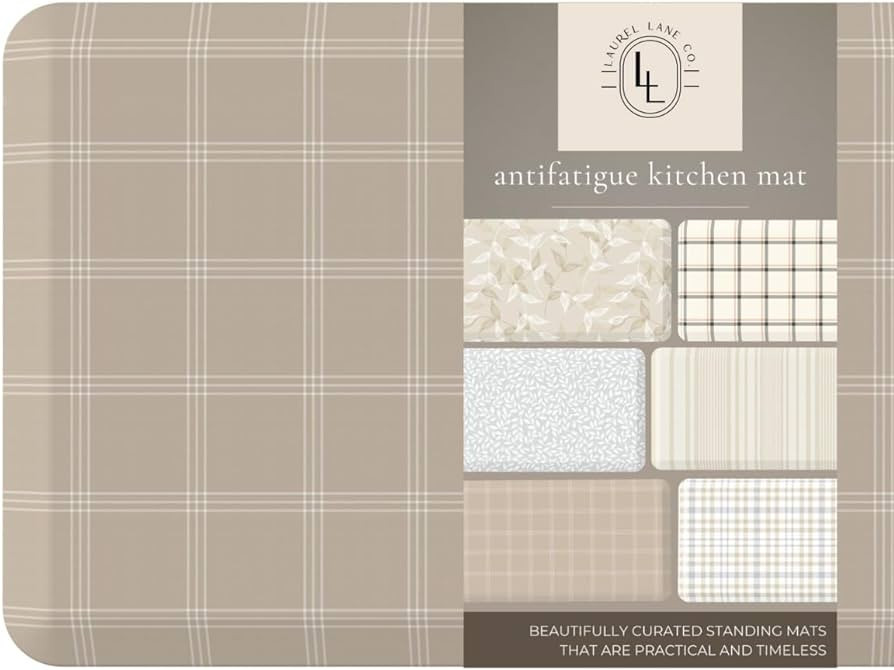 Anti Fatigue Mat by Laurel Lane Co. – Designer Anti Fatigue Mats for Kitchen Floor, Kitchen Mat... | Amazon (US)