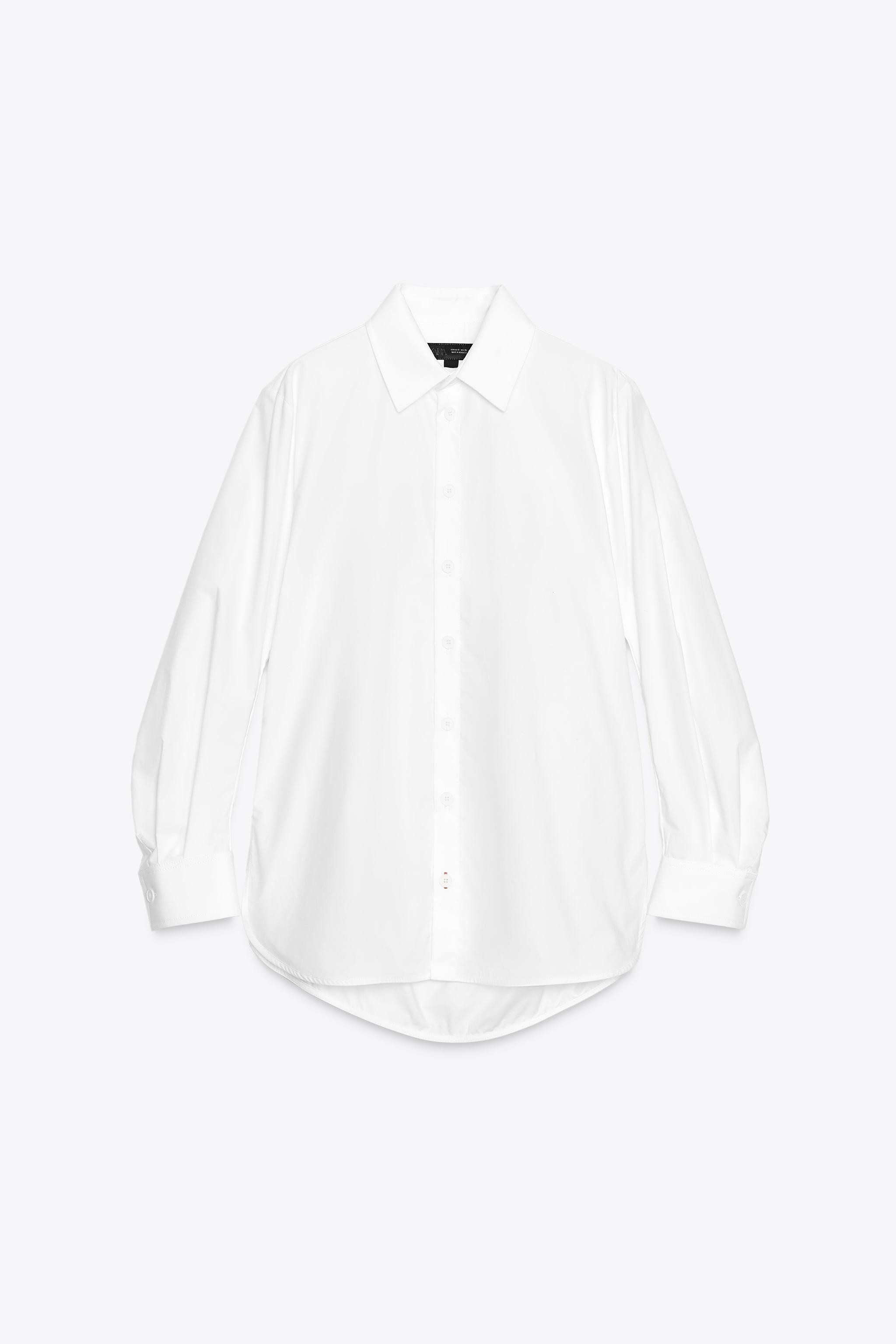 ZW COLLECTION POPLIN SHIRT | Zara US