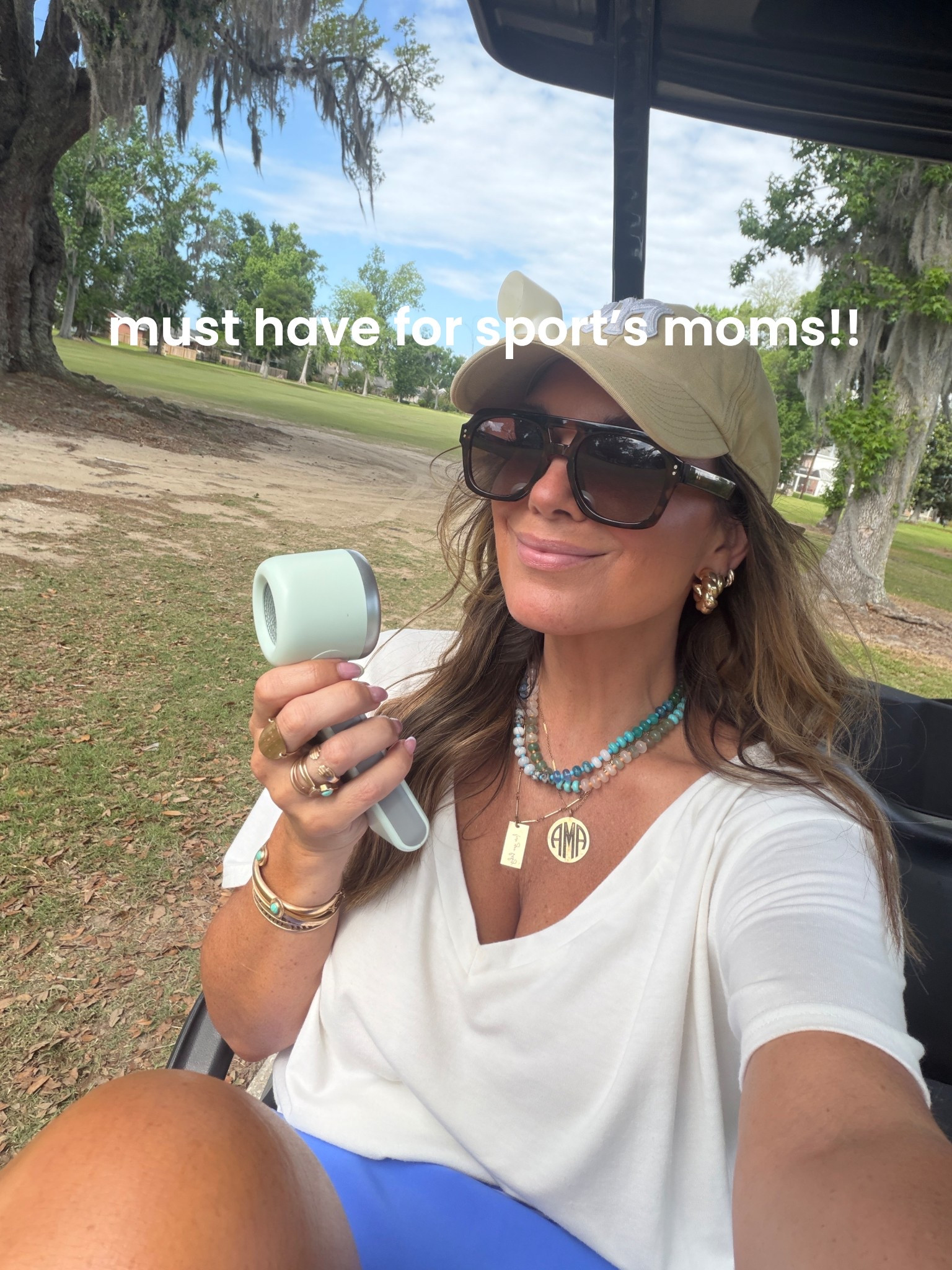 Must have for sport’s moms!! 
I have three of them!! Portable fans!!! 
Holds a charge for a long time!! 

#LTKOver40 #LTKdayinmylife #LTKmomlife