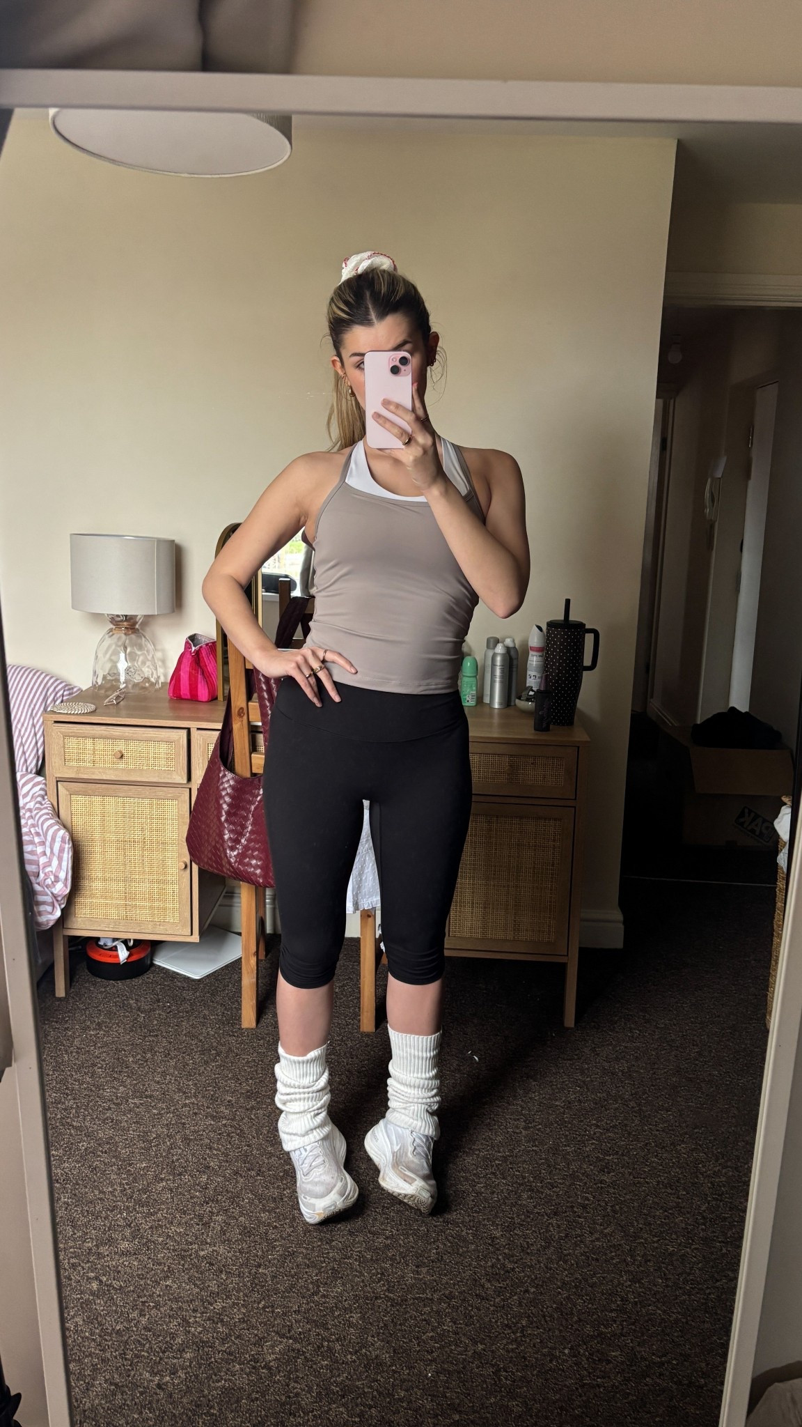Run outfit of the day🫶🏻🫶🏻 (top colour is out of stock but I’ve linked the top anyways xxx)