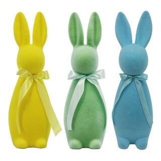 Assorted 27" Flocked Easter Bunny Décor by Ashland®, 1pc. | Michaels Stores