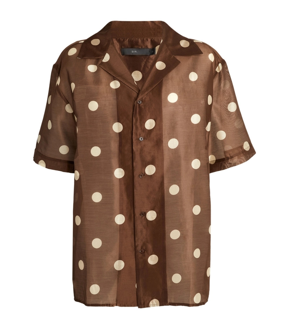 Polka-Dot Vivi Short-Sleeved Shirt | Harrods