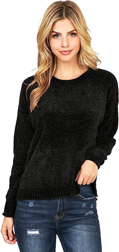 Ambiance Women's Classic Soft Chenille Knit Pullover Sweater/Cardigan | Amazon (US)