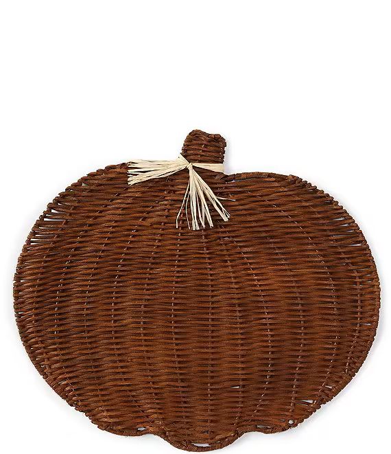 Harvest Collection Pumpkin Woven Placemat | Dillard's
