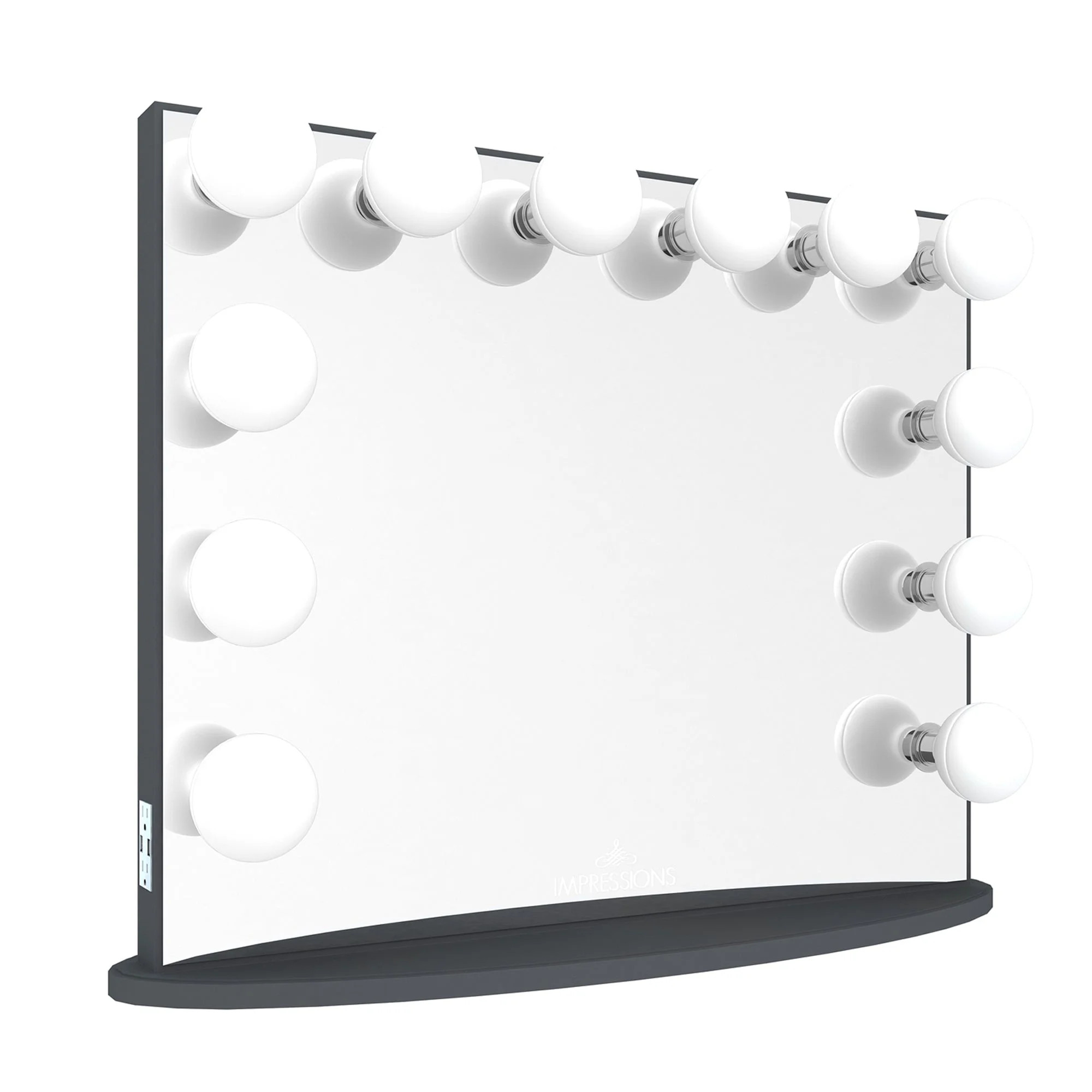 Impressions Vanity Hollywood Glow Plus Lighted Makeup Mirror, Tabletop Wall Mount Vanity Mirror (... | Walmart (US)