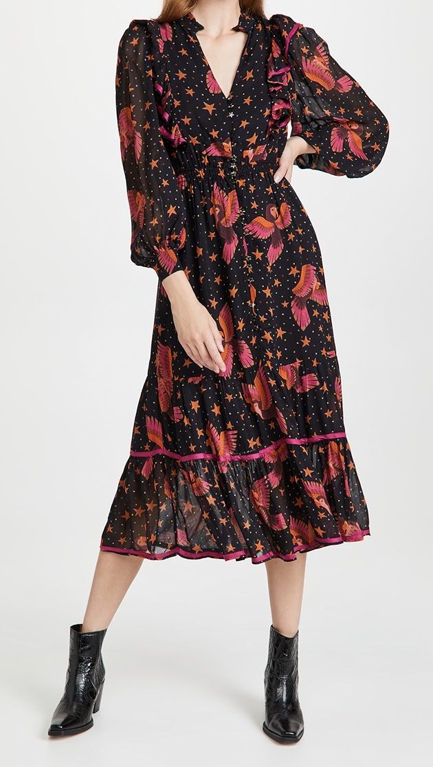 FARM Rio
                
            

    Black Macaws Maxi Dress | Shopbop