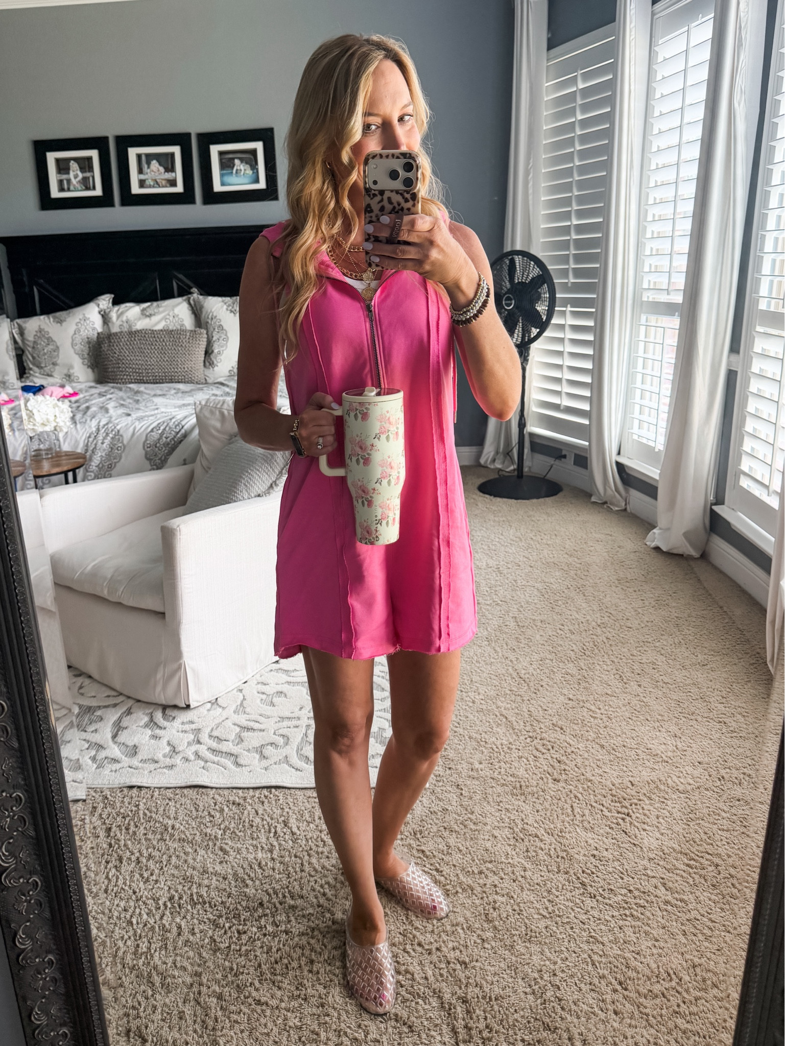 The perfect vesrsatile romper. Perfect for lunch, running errands, travel or as a swimsuit coverup! I’m wearing a small. 

Romper | casual outfits | summer outfits | swimsuit cover up | travel outfit | easy outfits | pink | jelly shoes | summer shoes | flats | Amazon |

#LTKSaleAlert #LTKootd #LTKTravel