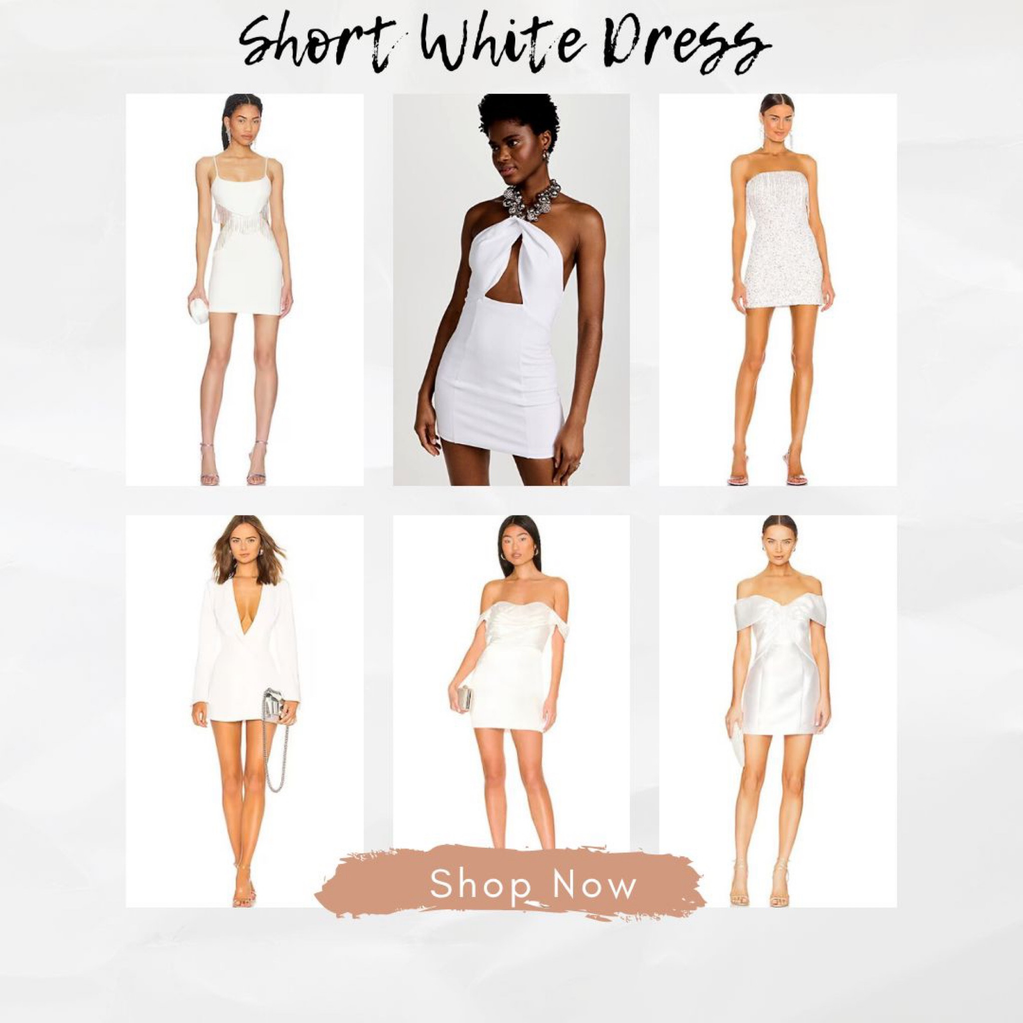 The most perfect short white dresses 

#LTKU #LTKSeasonal #LTKFind