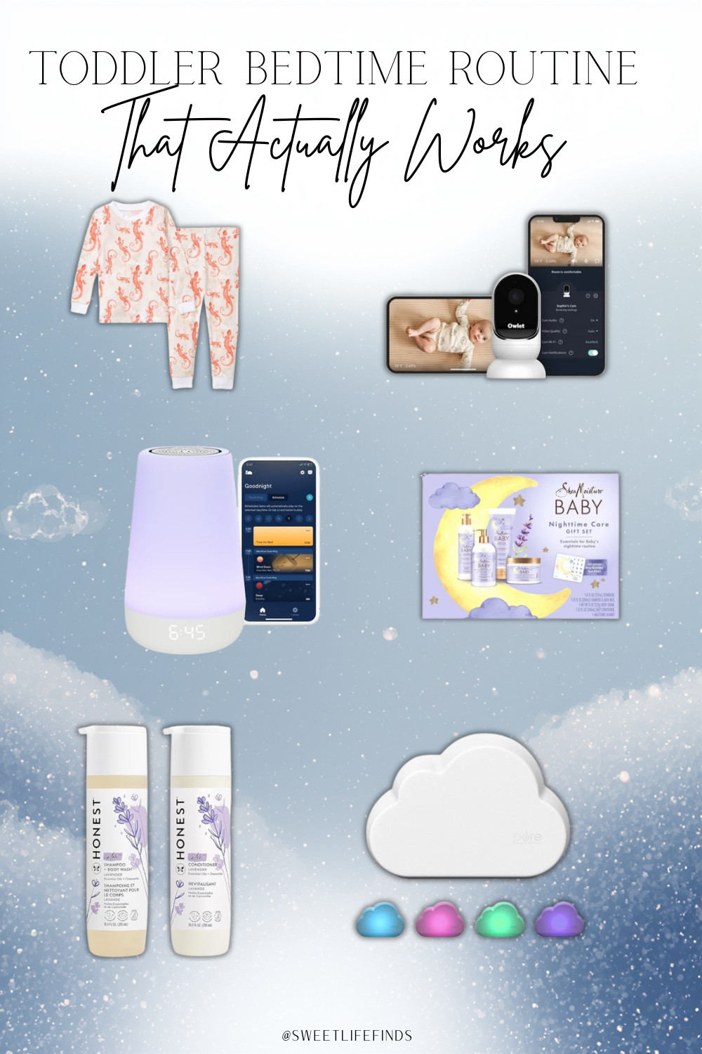 Toddler bedtime routine finds that actually help make nights feel calmer — cozy pajamas, bath basics, sound machines, night lights, and little Amazon upgrades for winding down. Perfect for making bedtime feel more predictable without overcomplicating it.
#SweetLifeByKourtney #ToddlerBedtime #AmazonFinds #MomLife 

 #LTKmomlife #LTKBaby #LTKKids