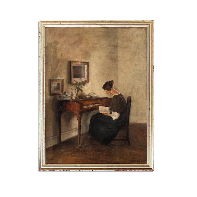 Vintage Interior Decoration Painting  Still Life Artwork  | Etsy | Etsy (US)