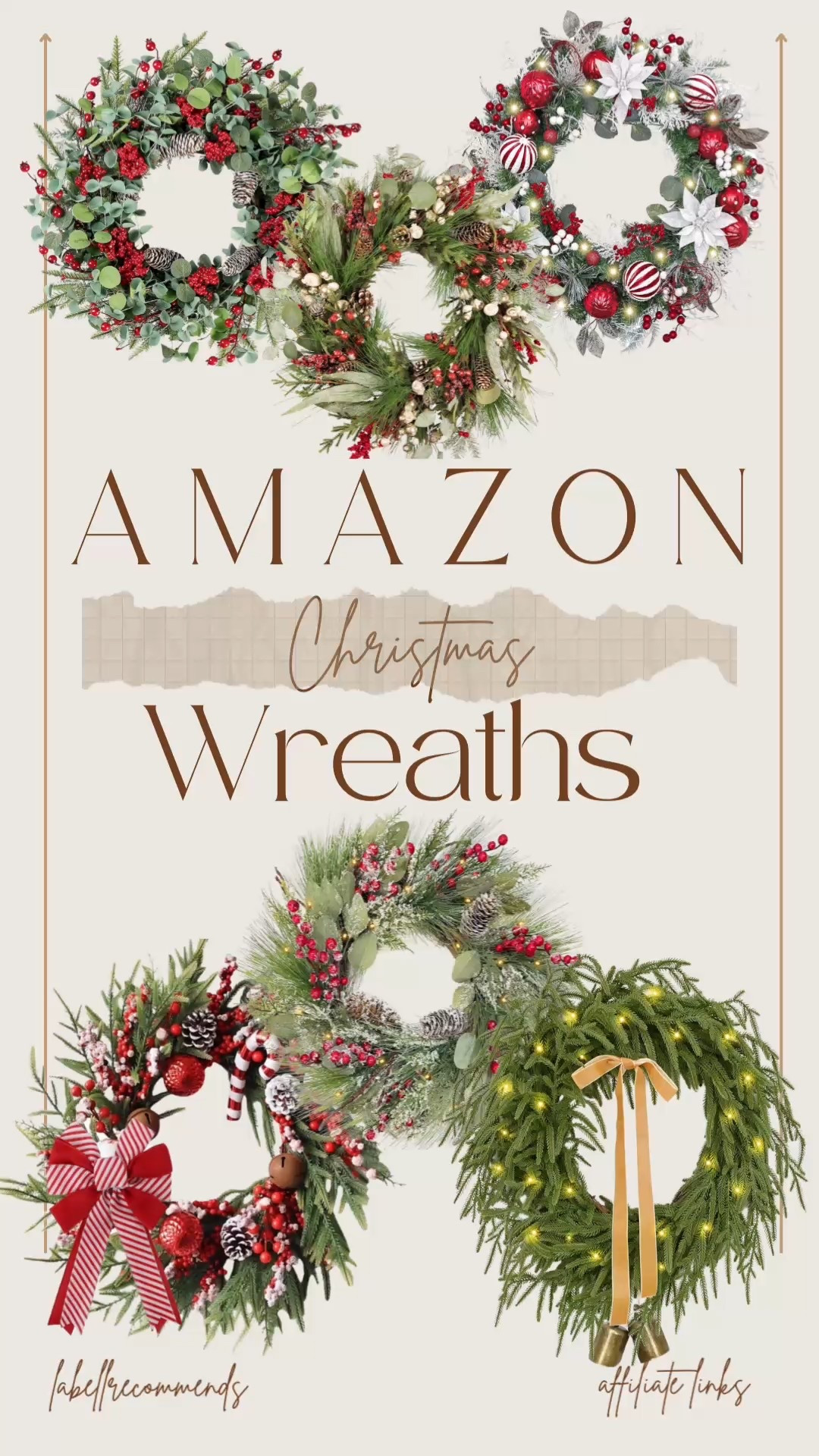 Bring the holiday magic home with these gorgeous Christmas wreaths from Amazon! 🎄 Whether you love classic pine, snowy eucalyptus, or modern gold accents, these Amazon Christmas wreaths instantly elevate your front door, mantel, or wall decor. Perfect for cozy holiday vibes, easy to hang, and made to last all season long.

#ChristmasWreath #AmazonHomeDecor #HolidayDecor #ChristmasDecorIdeas #FrontDoorWreath

Christmas wreaths Amazon, front door Christmas wreath, holiday home decor Amazon, artificial Christmas wreath, farmhouse Christmas decorations, winter greenery wreath, Christmas mantel decor

#LTKHoliday #LTKFindsUnder50 #LTKHome
