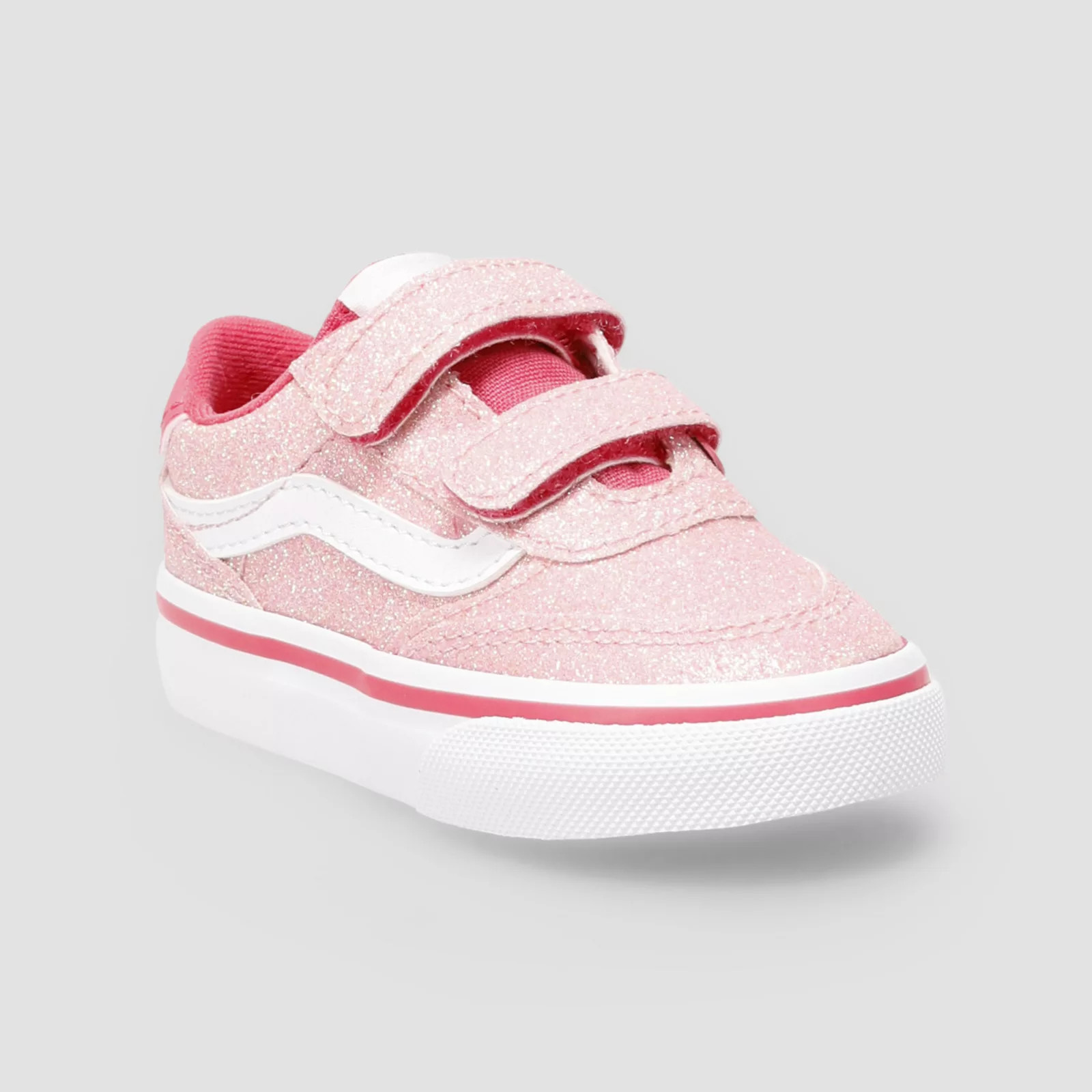 Vans® Brooklyn Kids' High-Top Casual Sneakers, Girl's, Size: 6 T, Glitter Candied Pink | Kohl's
