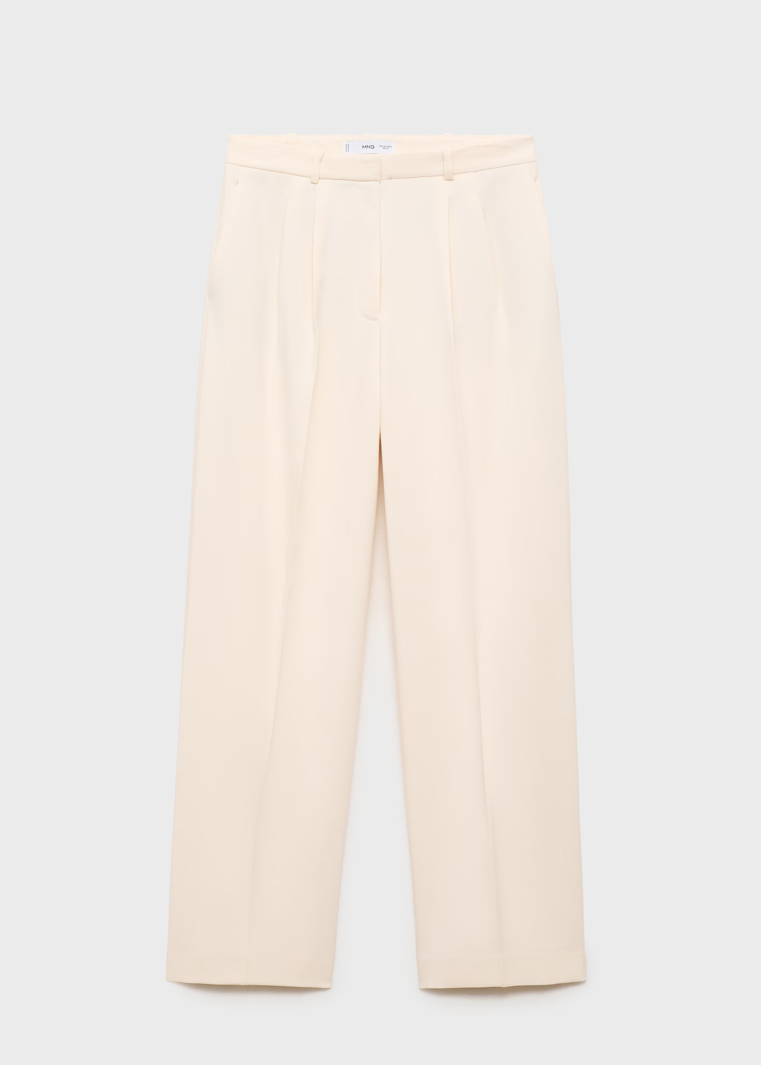 Straight-fit pleated trousers - Women | MANGO Netherlands | Mango EU