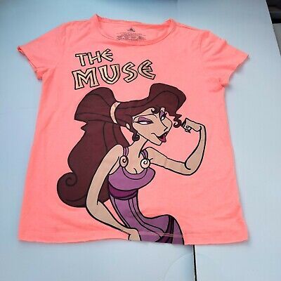Disney Hercules The Muse Short sleeve Pink T-shirt Large  | eBay | eBay US