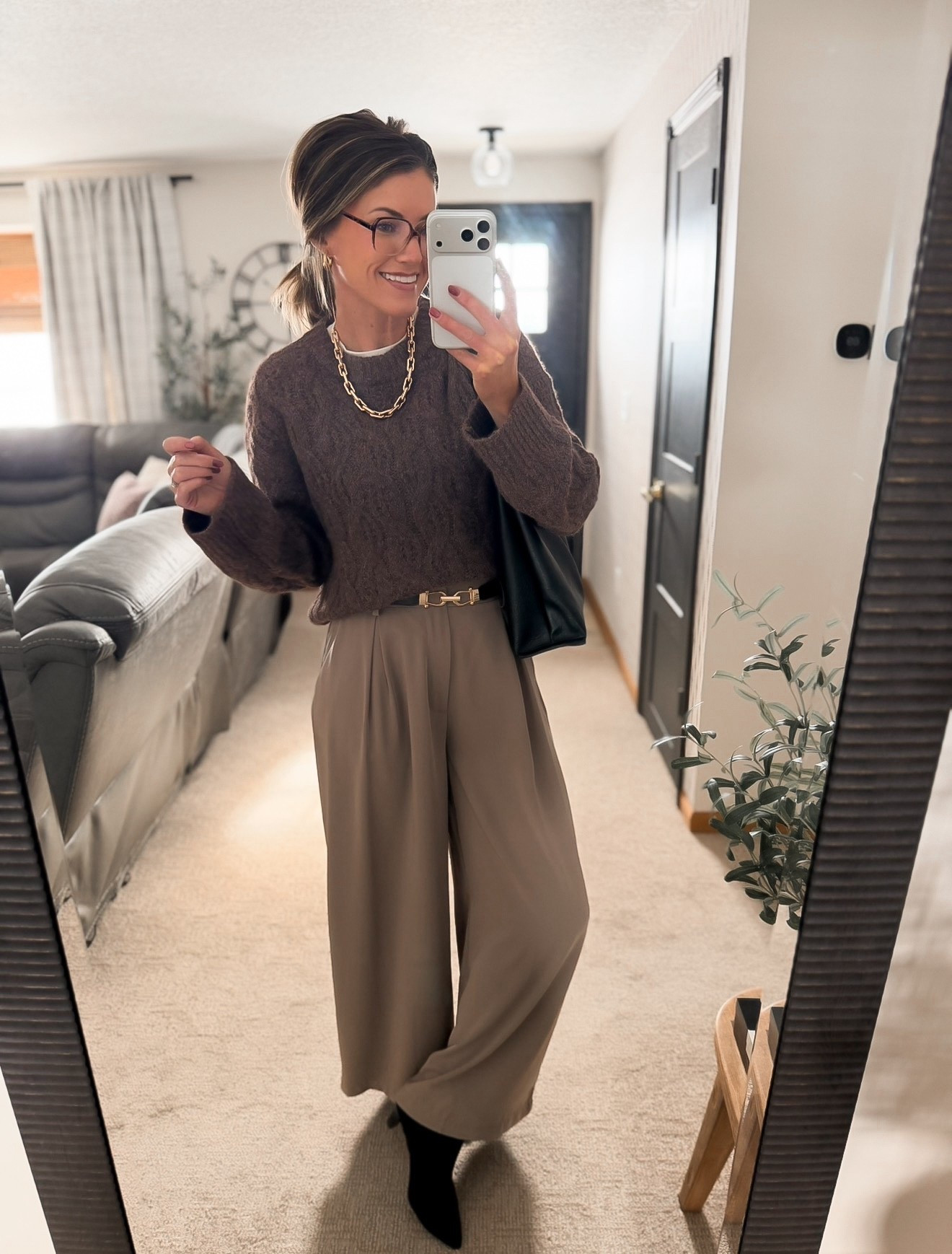Church OOTD
Sweater /small (runs big)
Pants/ medium 

#LTKmomlife #LTKootd #LTKWorkwear