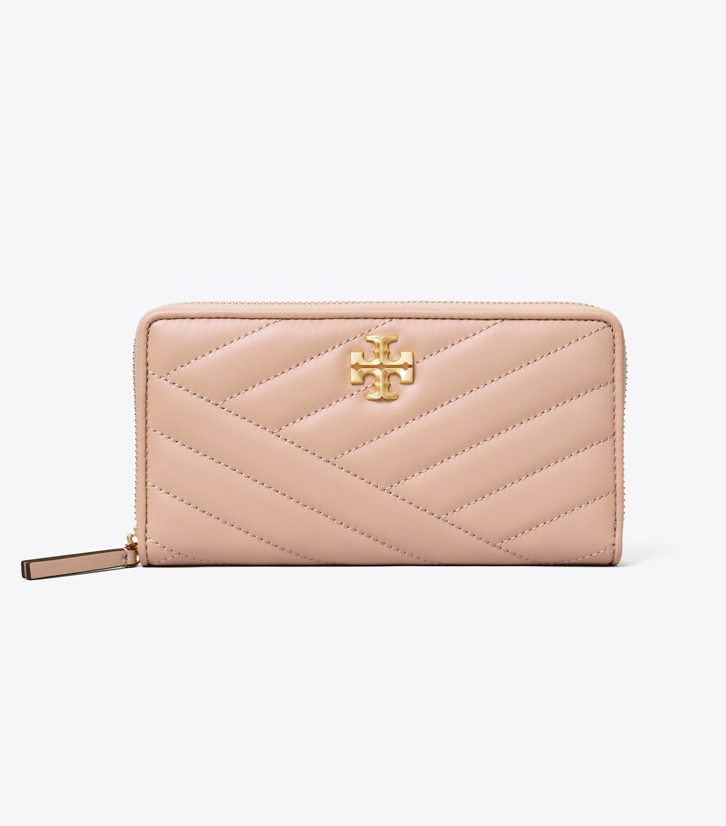 KIRA CHEVRON ZIP CONTINENTAL WALLET | Tory Burch (US)