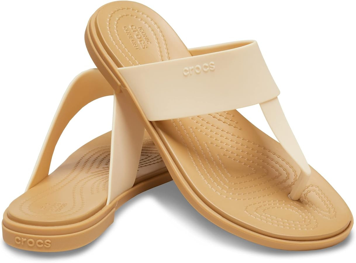 Crocs Women's Tulum Flip Flops | Amazon (US)