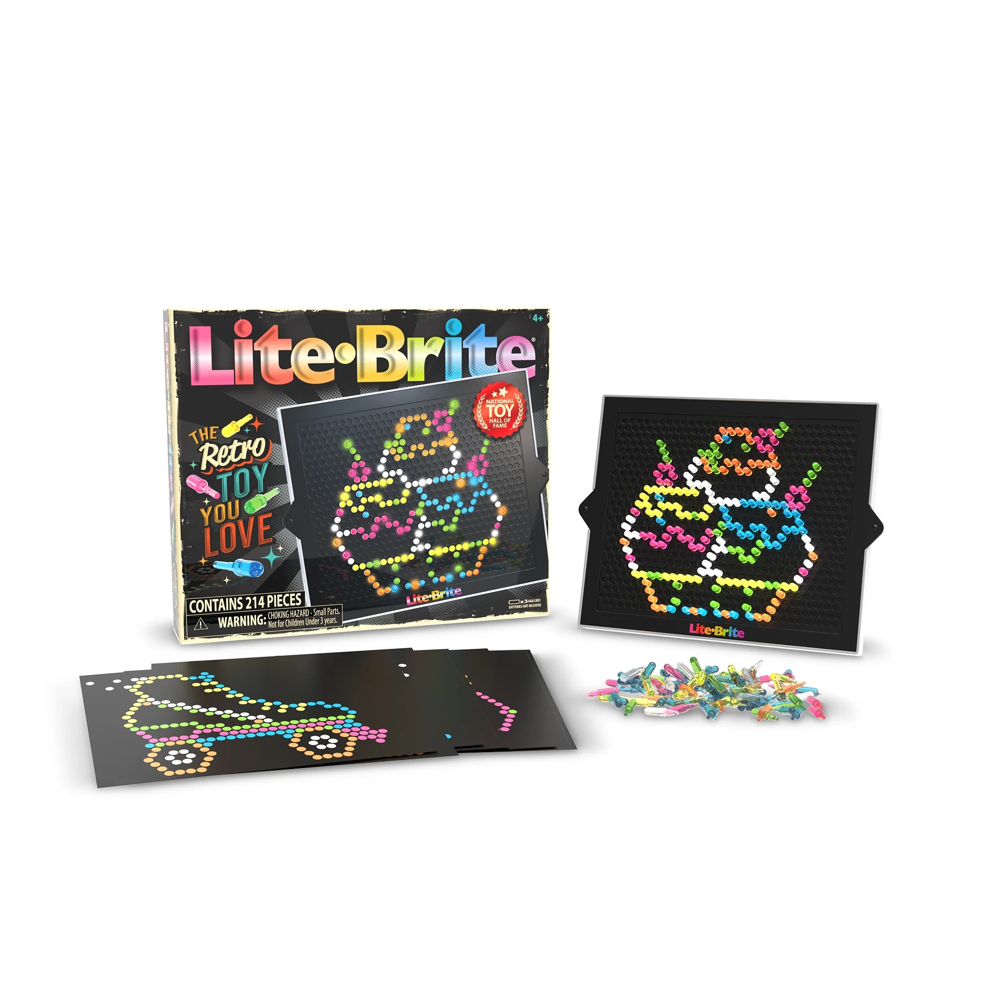 Lite-Brite Classic, Favorite Retro Toy - Create Art with Light, STEM, Educational Learning, Holid... | Walmart (US)