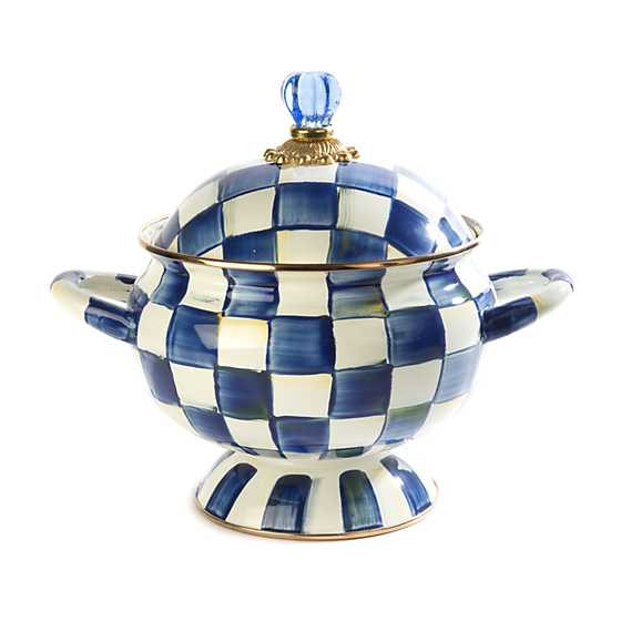 Royal Check Enamel Tureen | MacKenzie-Childs