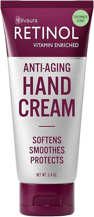 LIVAURA Retinol Anti-Aging Hand Cream–The Original Retinol For Younger Looking Hands –Rich Ha... | Amazon (US)