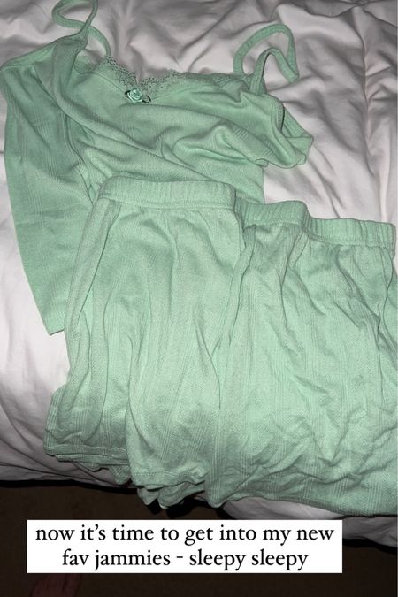 I always size up for pajamas so got these in a large. Super soft. Target colsie set  

#LTKSeasonal #LTKfindsunder50 #LTKmidsize