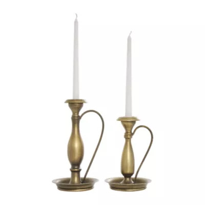Traditional Metal Candle Holder - Set of 2 | Belk